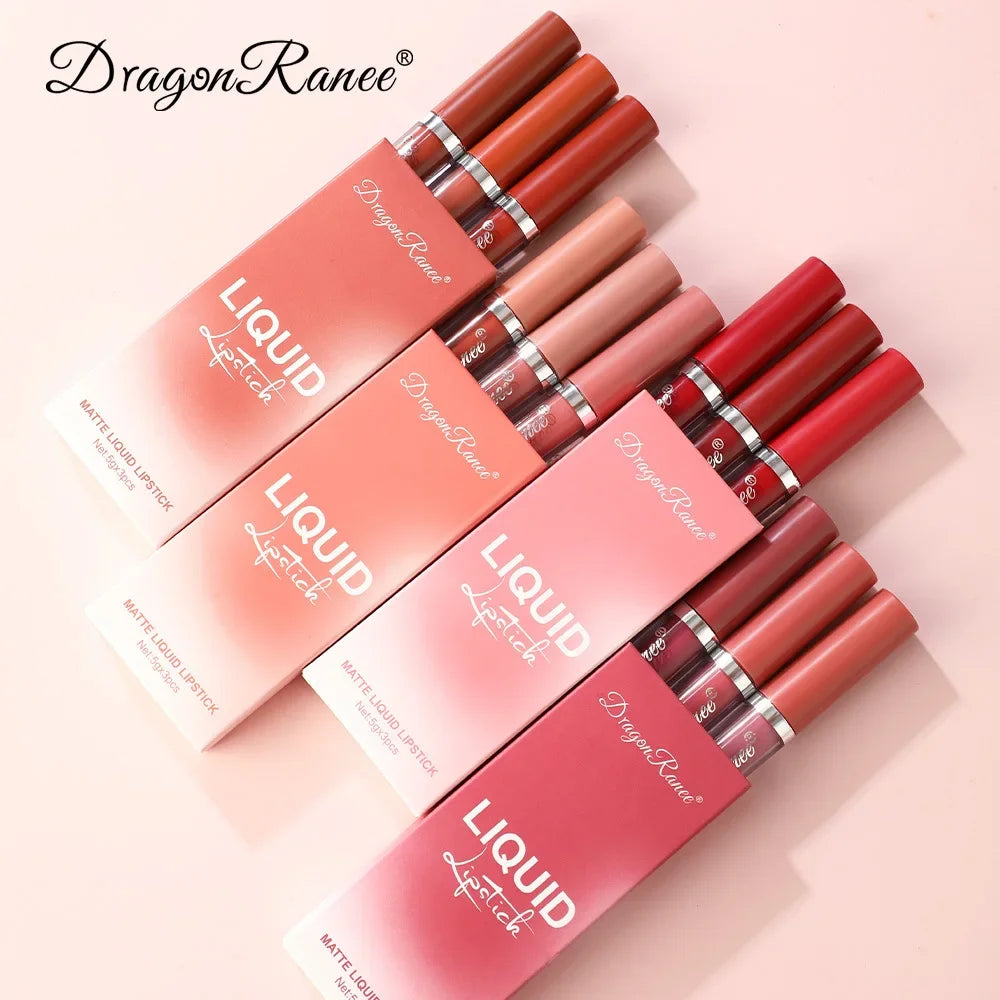 3 PCS Liquid Lipsticks Set