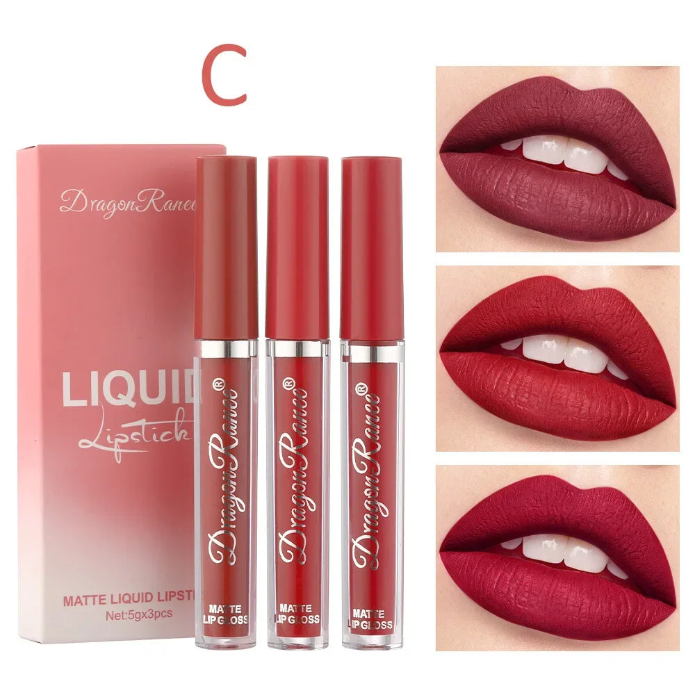 3 PCS Liquid Lipsticks Set